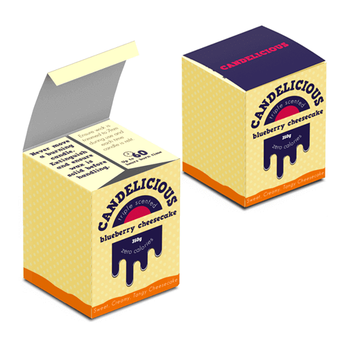 Custom Printed Candle Product Box Packaging