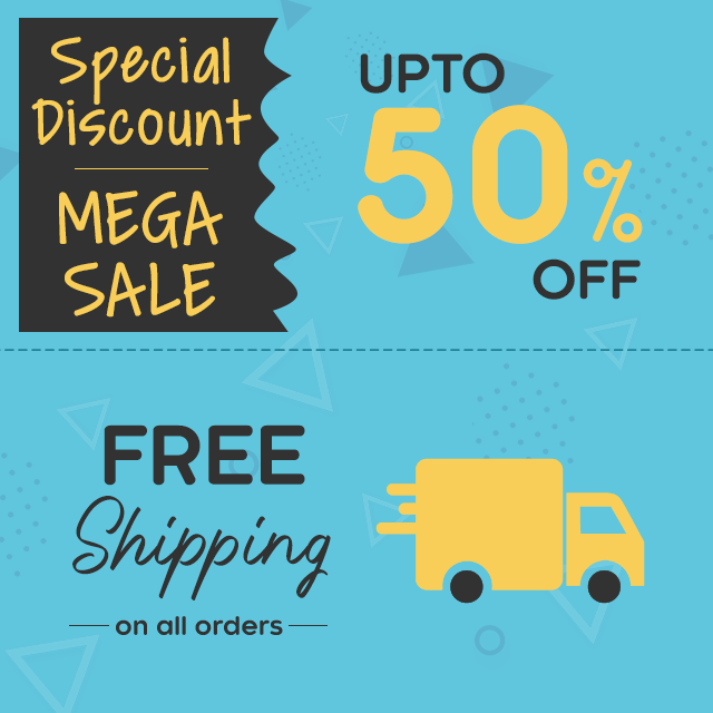 Discount: Upto 50% Off - Free Shipping