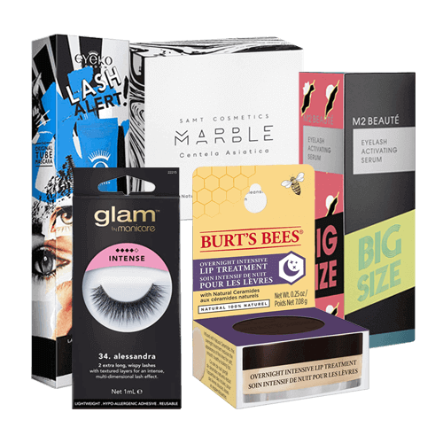 Custom Cosmetic Boxes For Lip Balm, Mascara, Cream, Lotion, Eyelash and More