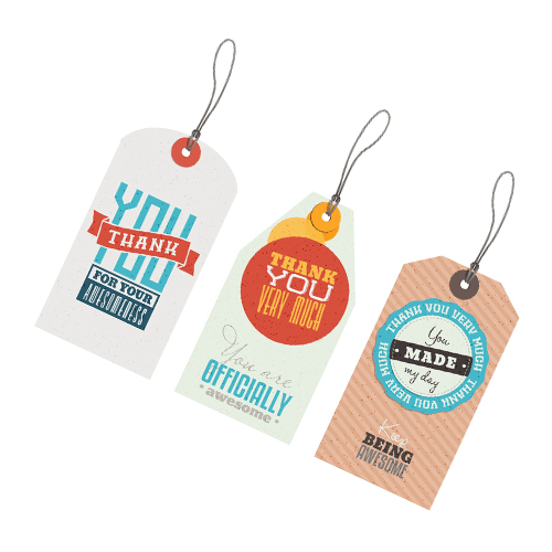Personalized Printed Hang Tags